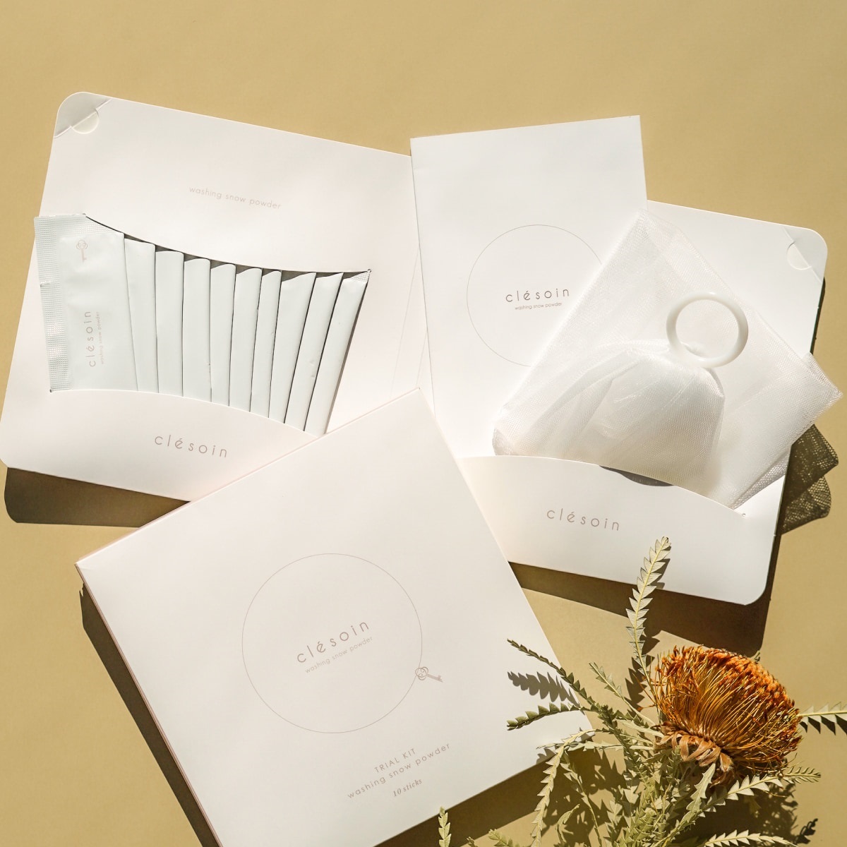 スノーパウダーウォッシュトライアルキット 10包入り 定価 | clesoin